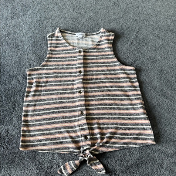 Kids Button Down Tank - Picture 1 of 2
